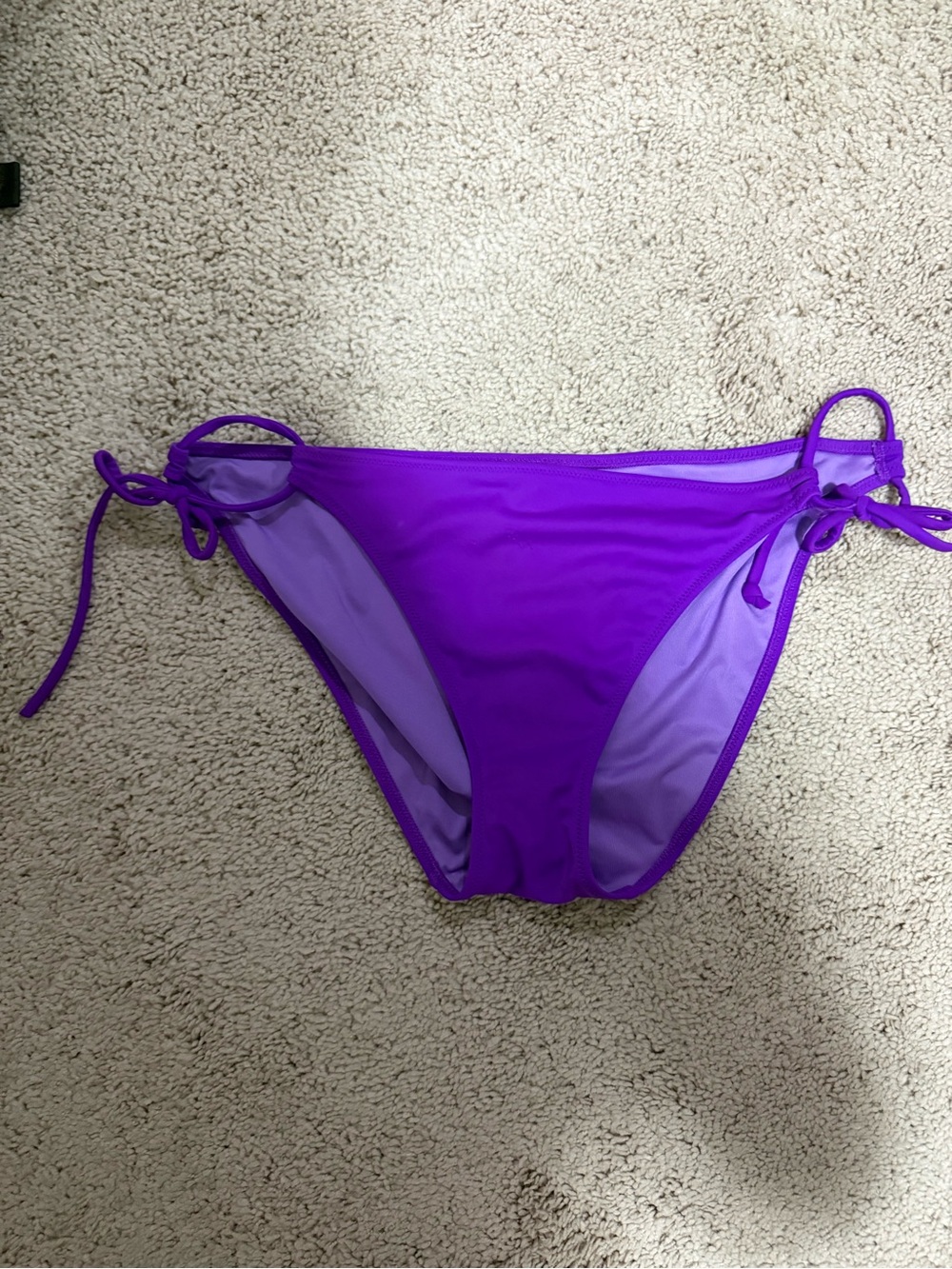 Victoria's Secret Purple String Bikini Bottoms